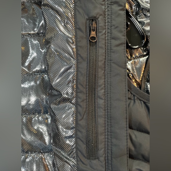 Womens Large Columbia Powder Lite II Vest Black Puffer Insulated Water Resistant - Picture 11 of 16